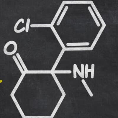 ketamine molecule diagram